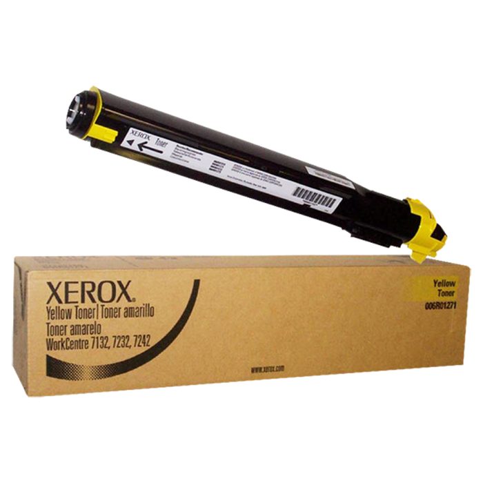 Cartucho de Toner de Alto Rendimento, até 8.000 páginas, Amarelo, para Xerox 7132 / 7232 / 7242, 006r01271 - Xerox