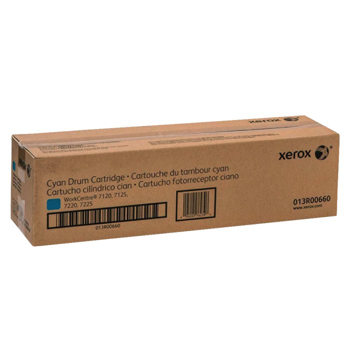 Cartucho de Toner de Alto Rendimento, até 51.000 páginas, Ciano, para Xerox WorkCentre 7120 / 7125 / 7220 / 7225, 013R00660 - Xerox