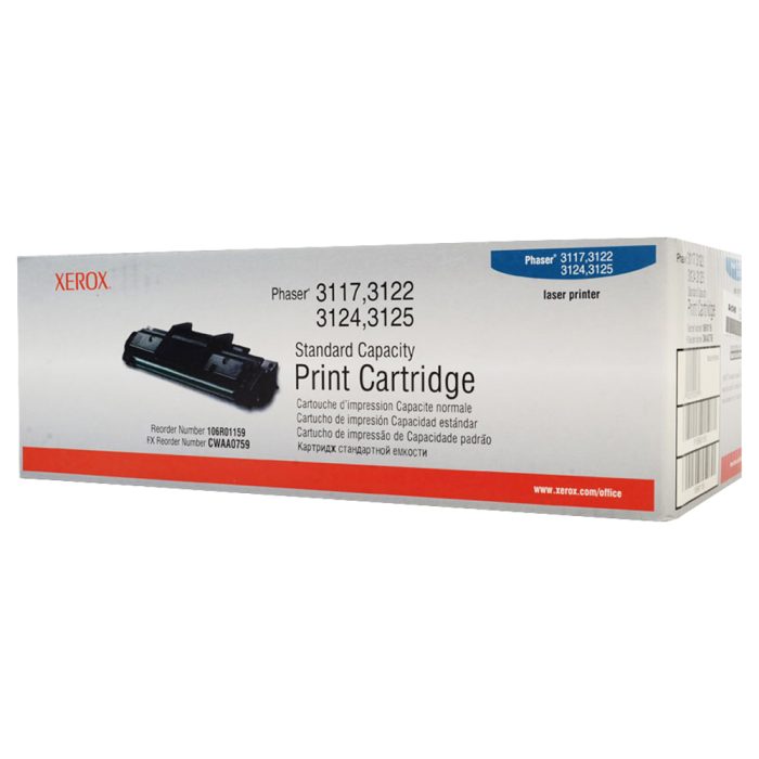 Cartucho de Toner de Alto Rendimento, até 3.000 páginas, para Xerox 3124/3125, 106r01159 - Xerox