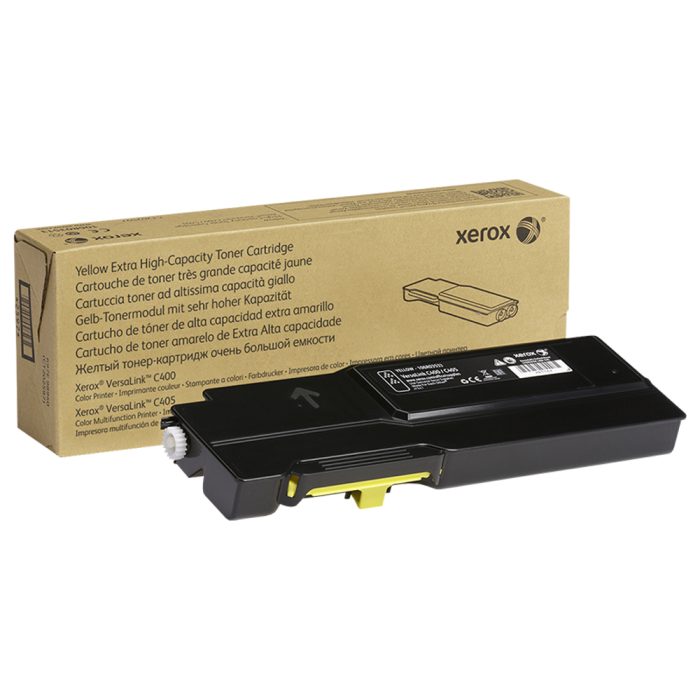 Cartucho de Toner de Alto Rendimento, até 8.000 páginas, Amarelo, para Xerox C400 / 405, 106r03533 - Xerox