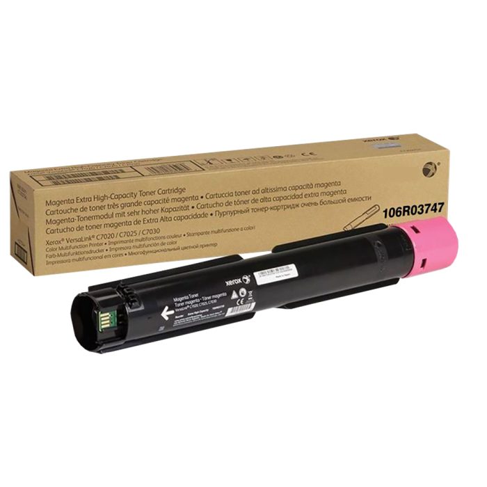 Cartucho de Toner de Alto Rendimento, até 16.500 páginas, Magenta, para Xerox VersaLink C7000, 106R03747 - Xerox