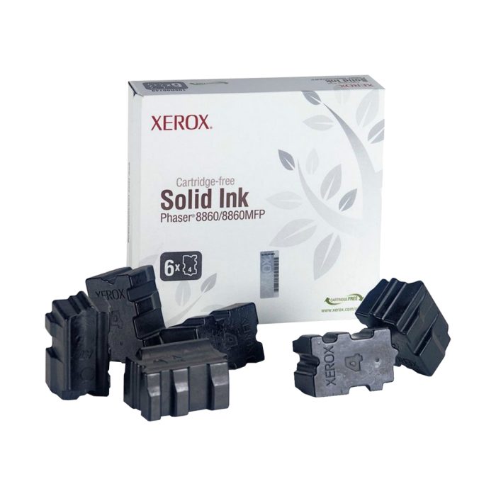 Kit Bastão de Cera com 6 unidades, Ciano, para Xerox Phaser 8860,108r00817 - Xerox