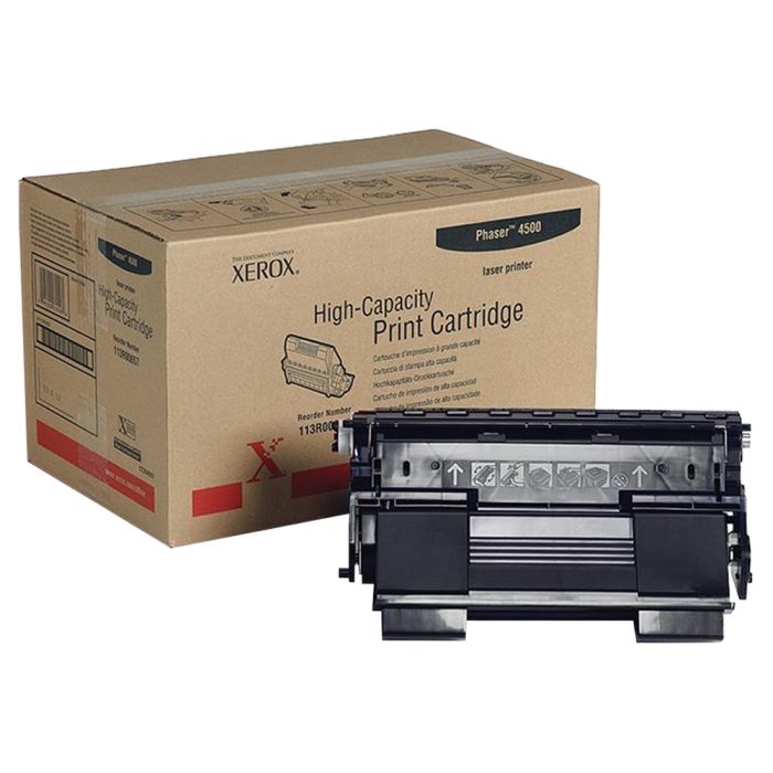 Cartucho de Toner de Alto Rendimento, até 18.000 páginas, Preto, para Xerox Phaser 4500 - 113R00657 - Xerox