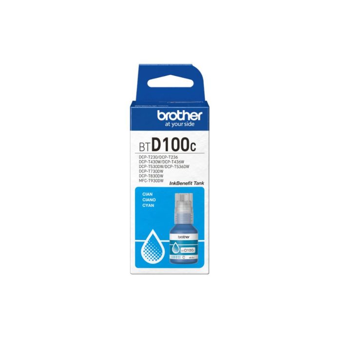 Garrafa de Tinta Ciano de Ultra Rendimento, BTD100C - Brother