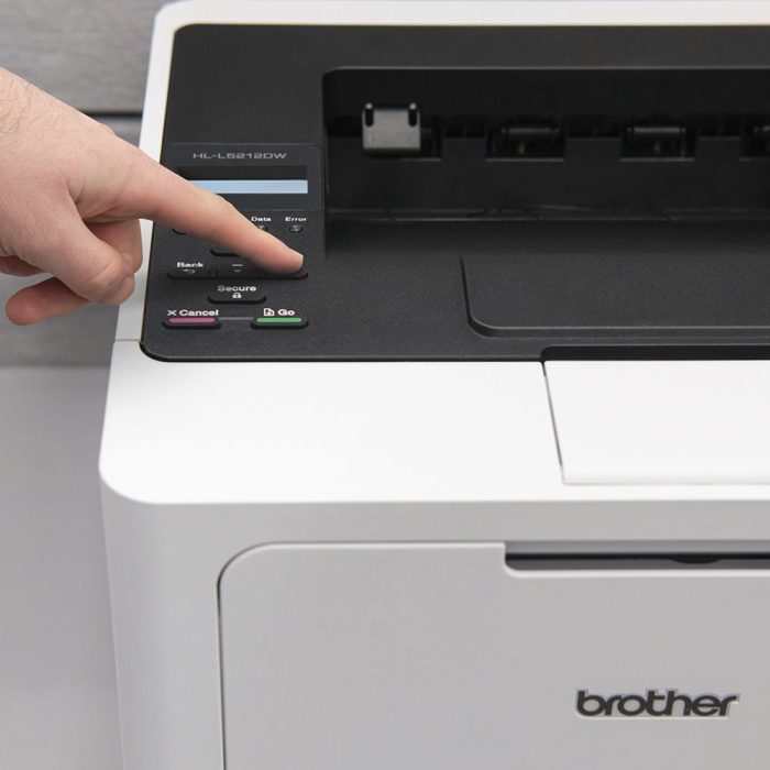 Impressora Brother Laser Monocromática, 48ppm, USB 2.0, Wi-fi, Duplex, 127v, HL-L5212DW - Brother