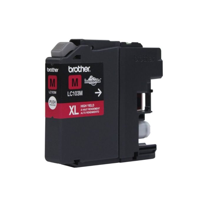 Cartucho de Tinta de Alto Rendimento, até 1.200 páginas, Magenta, MFCJ6545DW, LC103M - Brother