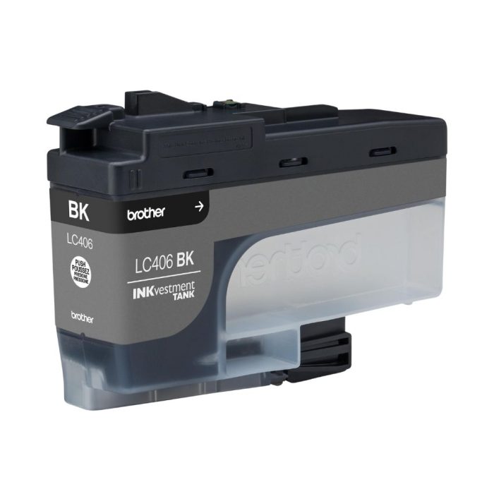 Cartucho de Tinta de Alto Rendimento, até 3.000 páginas, Preto, MFCJ6955DW, LC406BK - Brother