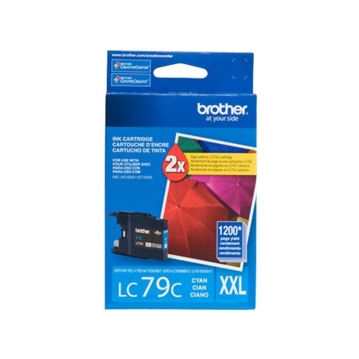 Cartucho Ciano Lc79c Rendimento 1.200 P?ginas - Brother