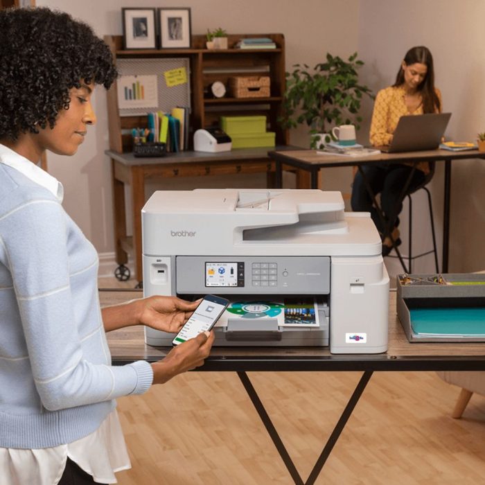 Impressora Multifuncional Jato de Tinta Colorida, A3, 35ppm, USB 2.0, Wi-fi, 127v, MFCJ5855DW - Brother