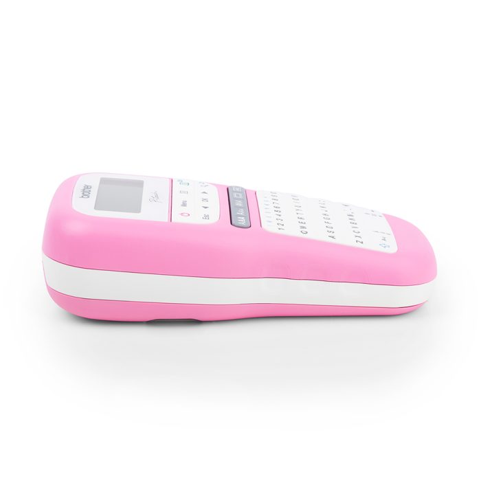 Rotulador Eletrônico Portátil, até 12mm, teclado QWERTY, Rosa, PTH110PK - Brother
