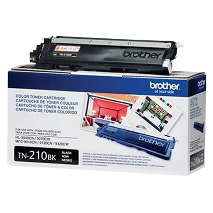 Cartucho de Toner de Alto Rendimento, até 2.200 páginas, Preto, TN210BK - Brother