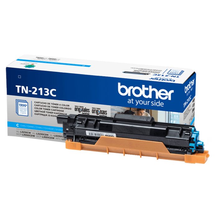 Cartucho de Toner de Alto Rendimento, até 1.500 páginas, Ciano, TN213CBR - Brother