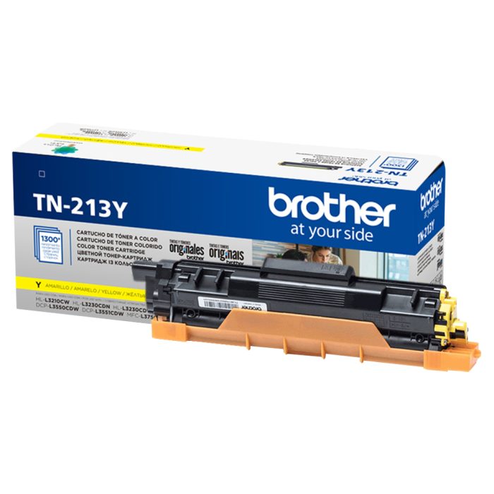 Cartucho de Toner de Alto Rendimento, até 4.000 páginas, Amarelo, TN213YBR - Brother