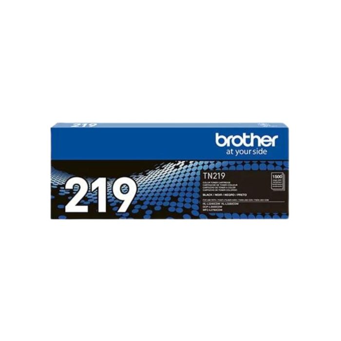 Cartucho de Toner de Rendimento padrão, até 1.500 Páginas, Preto, Brother TN219BKBR- Brother