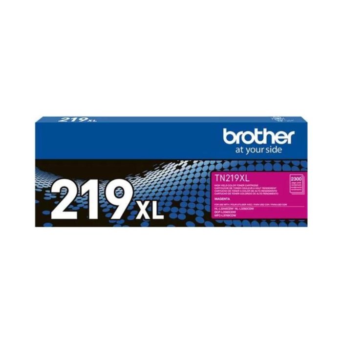 Cartucho de Toner de Alto Rendimento, até 2.300 páginas, Magenta, TN219XLMBR - Brother