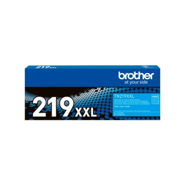 Cartucho de Toner Alto Rendimento, até 4.000 páginas, Ciano, TN219XXLCBR  - Brother