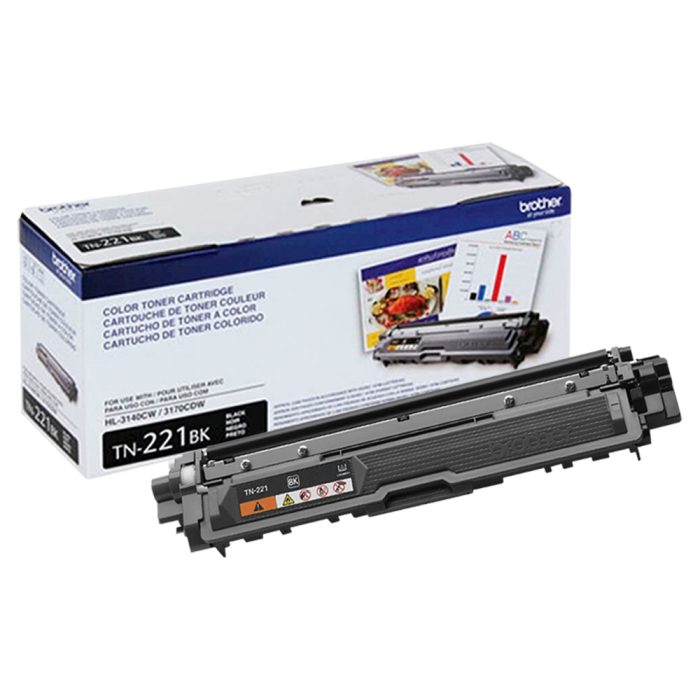 Cartucho de Toner de Alto Rendimento, até 2.300 páginas, Preto, TB221B - Brother