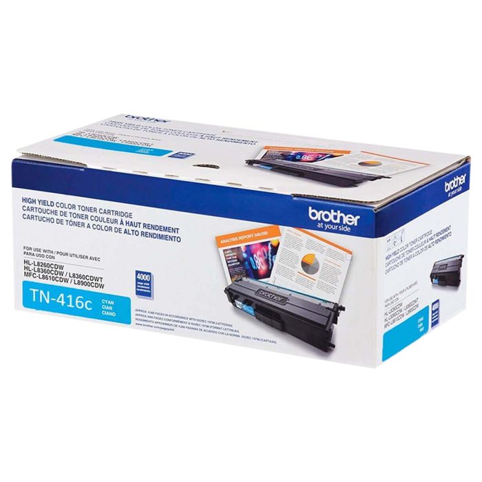 Cartucho de Toner de Alto Rendimento, até 1.500 páginas, Ciano, TN416C - Xerox