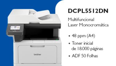 Home 9 Mini banner 1 DCPL5512DN Multifuncional Laser Monocromatica