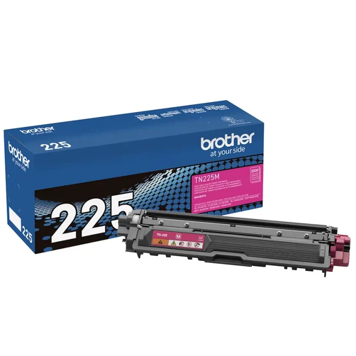 Cartucho de Toner de Alto Rendimento, até 2.200 páginas, Magenta, TN225M - Brother