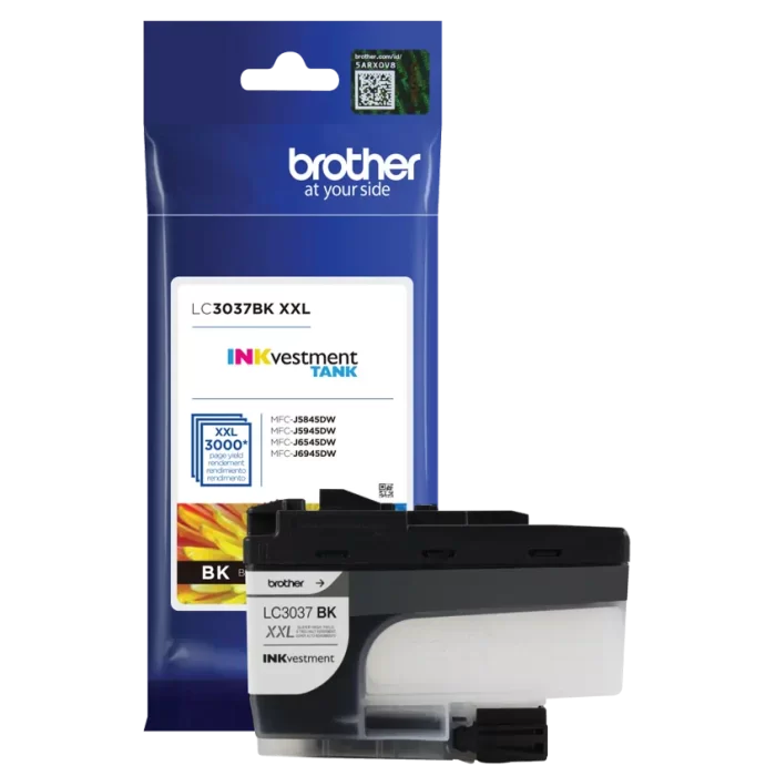 Cartucho de Tinta de Alto Rendimento, até 3.000 páginas, Amarelo, 8ML, MFCJ6545DW, LC3037BK - Brother